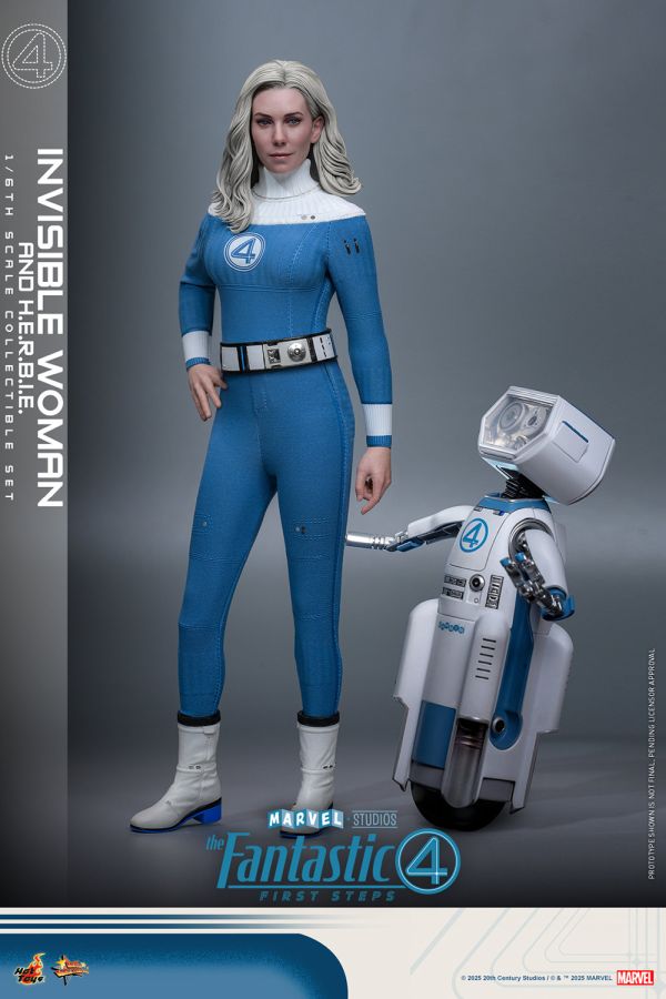 [Pre-Order] The Fantastic Four - Invisible Woman and H.E.R.B.I.E. Sixth Scale Figure Set